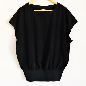 EXPRESS | Short Sleeve Top Waist Band